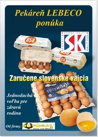 Vajcia od firmy NOVOGAL